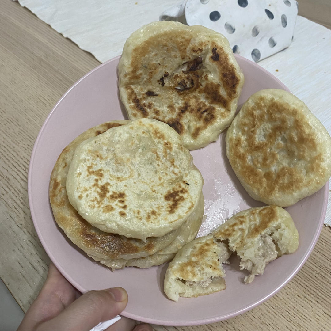 超喧软的馅饼，冷了也不会变硬，全程不用揉面