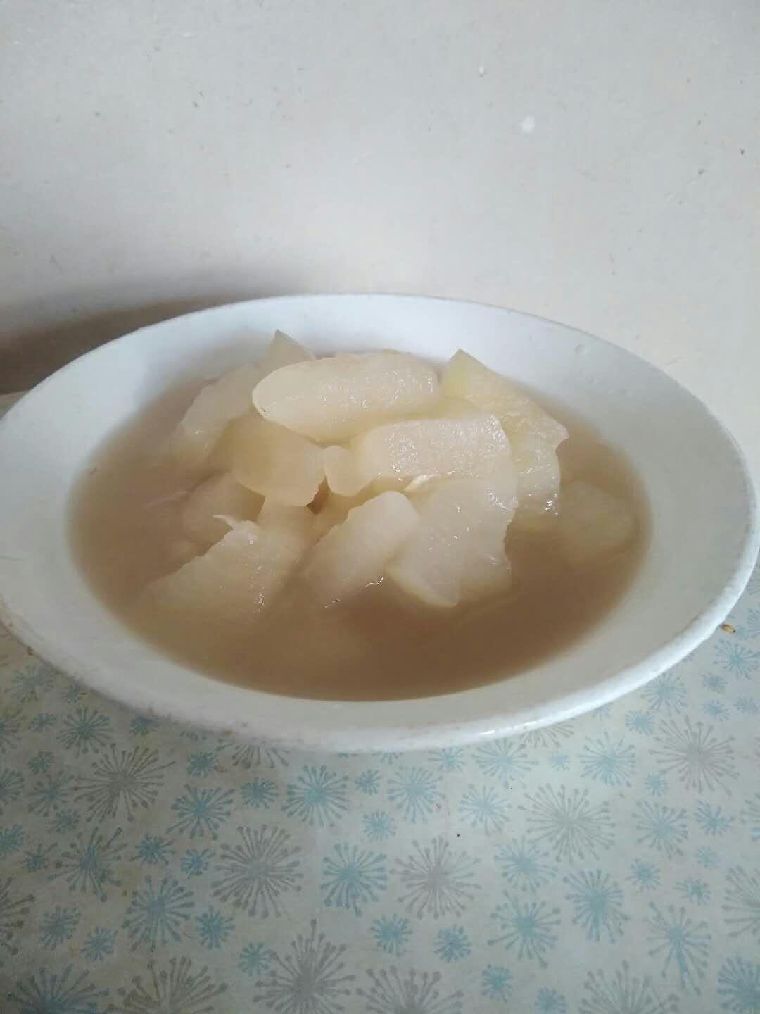 雪梨冬瓜汤（无油无盐菜）（无味斋）的做法