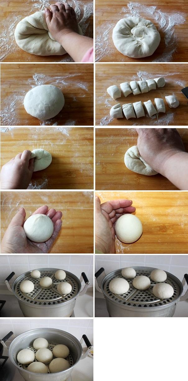 步骤图 轻松做出光滑松软馒头的秘诀的做法 轻松做出光滑松软馒头的秘诀的做法步骤 菜谱 下厨房