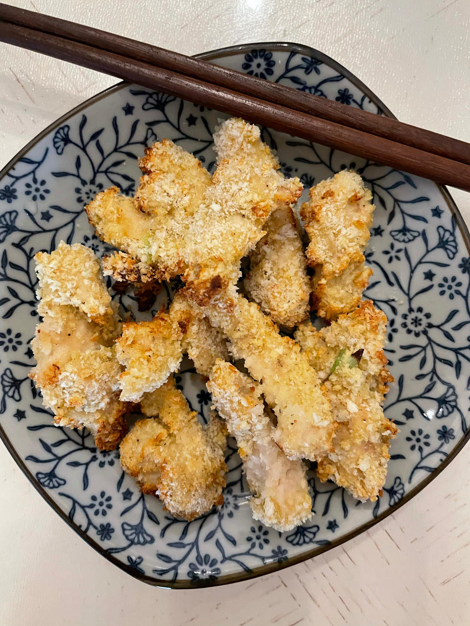 鸡胸肉做的小酥肉😋外酥里嫩好吃地停不下来❗️