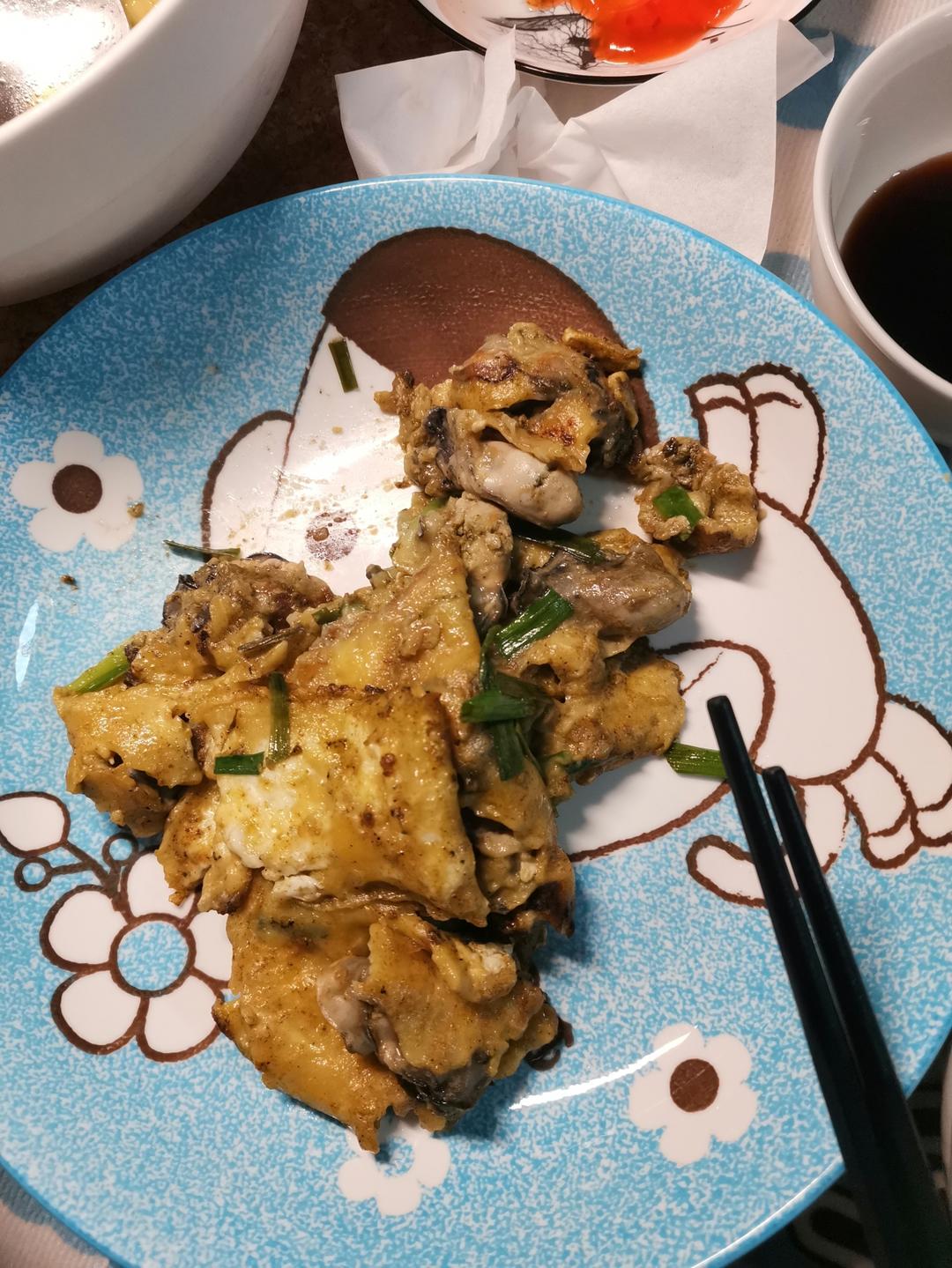 蚝烙【蚝烙煎】香煎牡蛎 海蛎煎