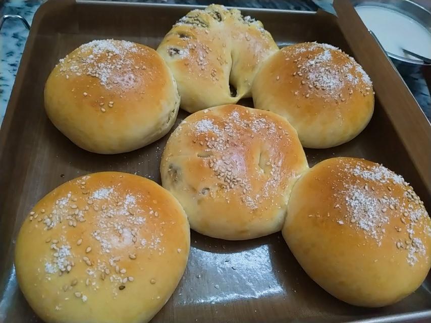 蒸面包(普通面粉、简单快手、一次发酵、低糖少油不上火、非常适合小宝宝吃)