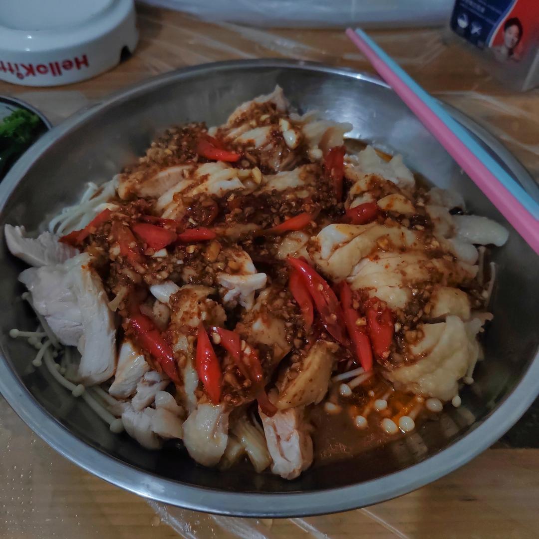 椒麻口水鸡