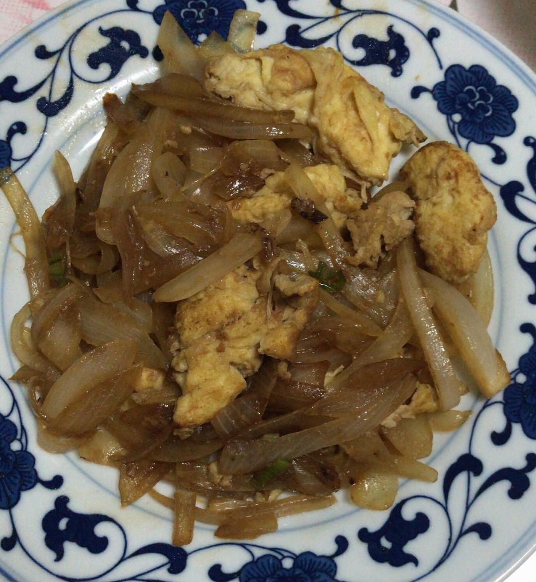 洋葱炒鸡蛋