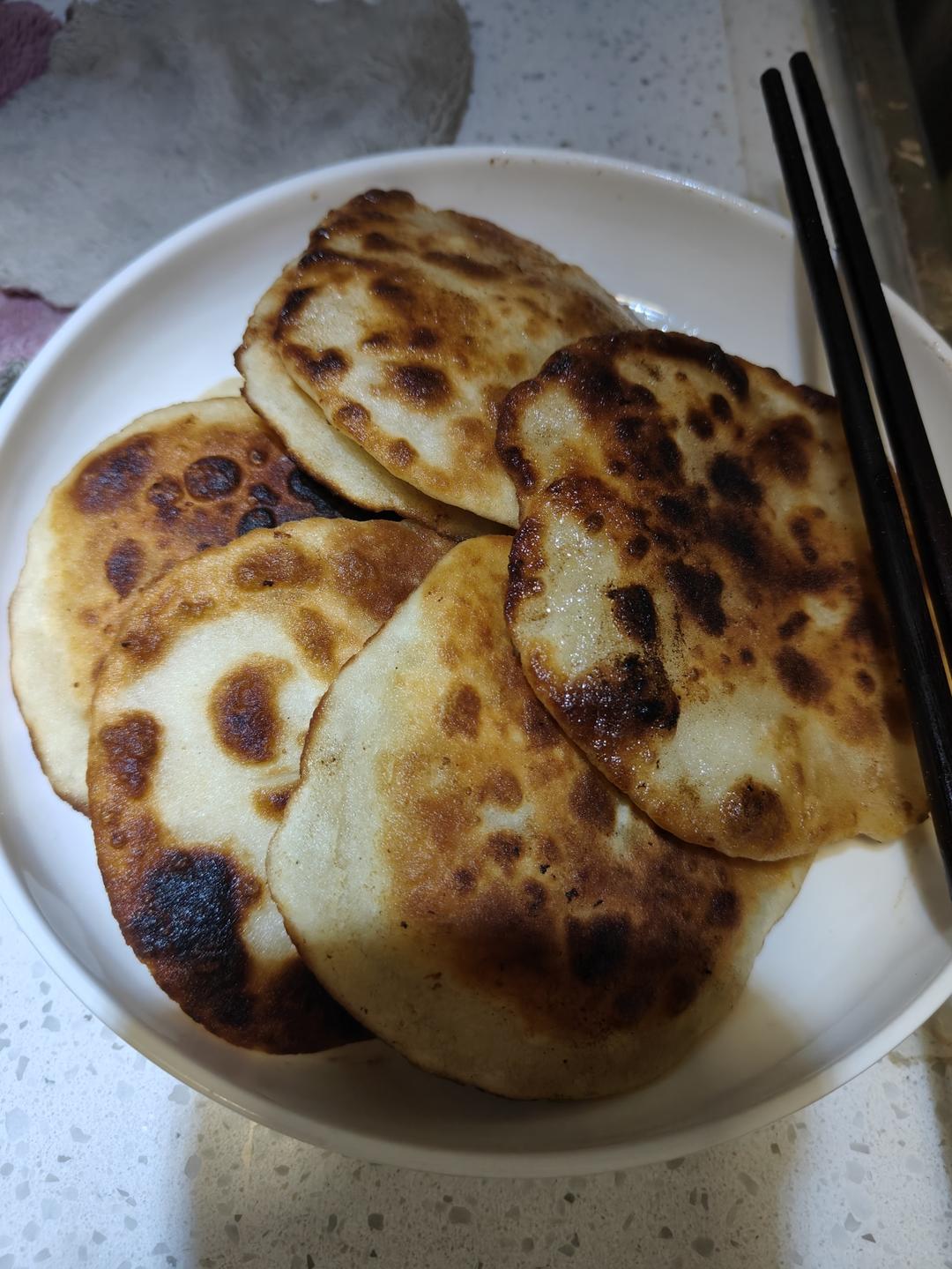 快手面食 无需醒面发面的糖饼 早起上班必备 附细节视频详解