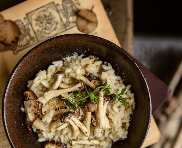 烤蘑菇意大利炖饭（Mushroom Risotto)的做法