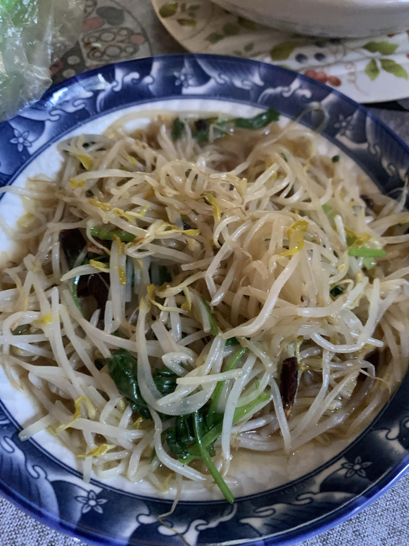 呛炒豆芽