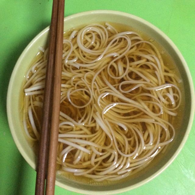 小葱麻油酱油面