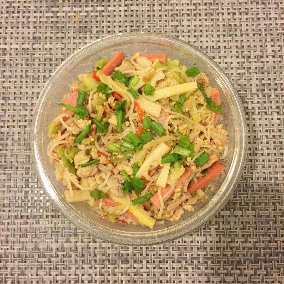 肉末（肉丝）炒粉丝