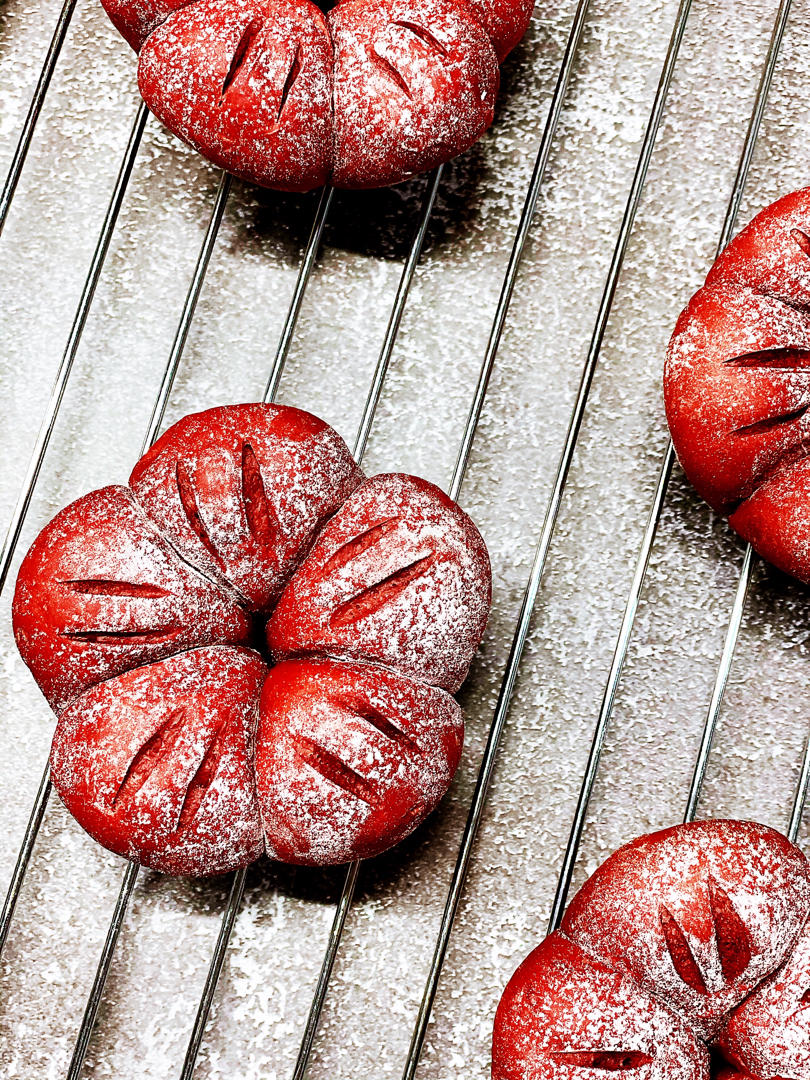 小红花面包｜送你一朵小红花