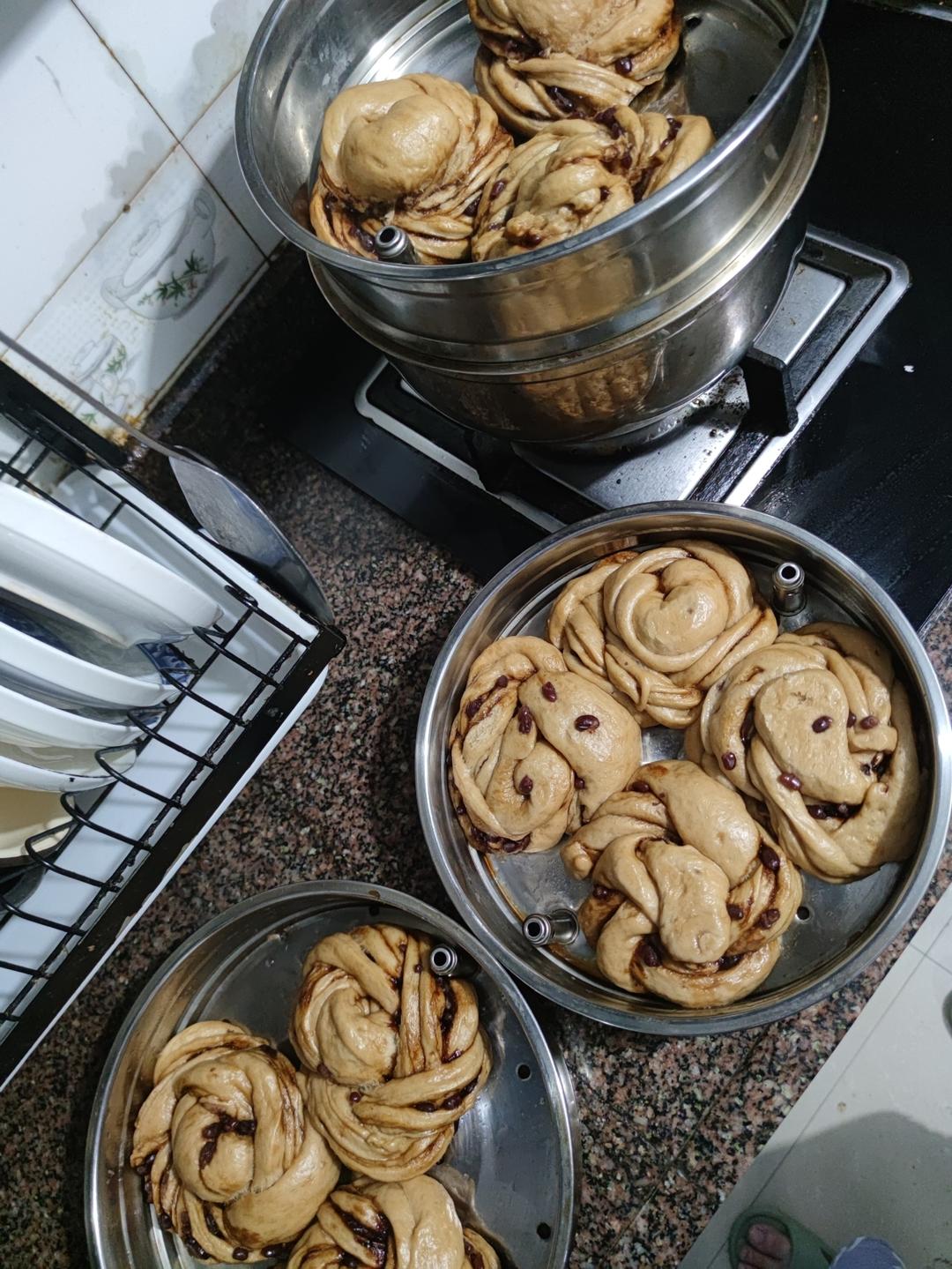 红糖手撕馒头（一次发酵）