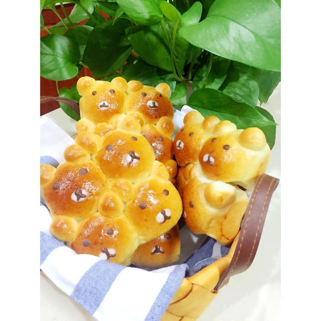 【沐沐酱下厨札记】挤挤萌熊排包（厨师机版）