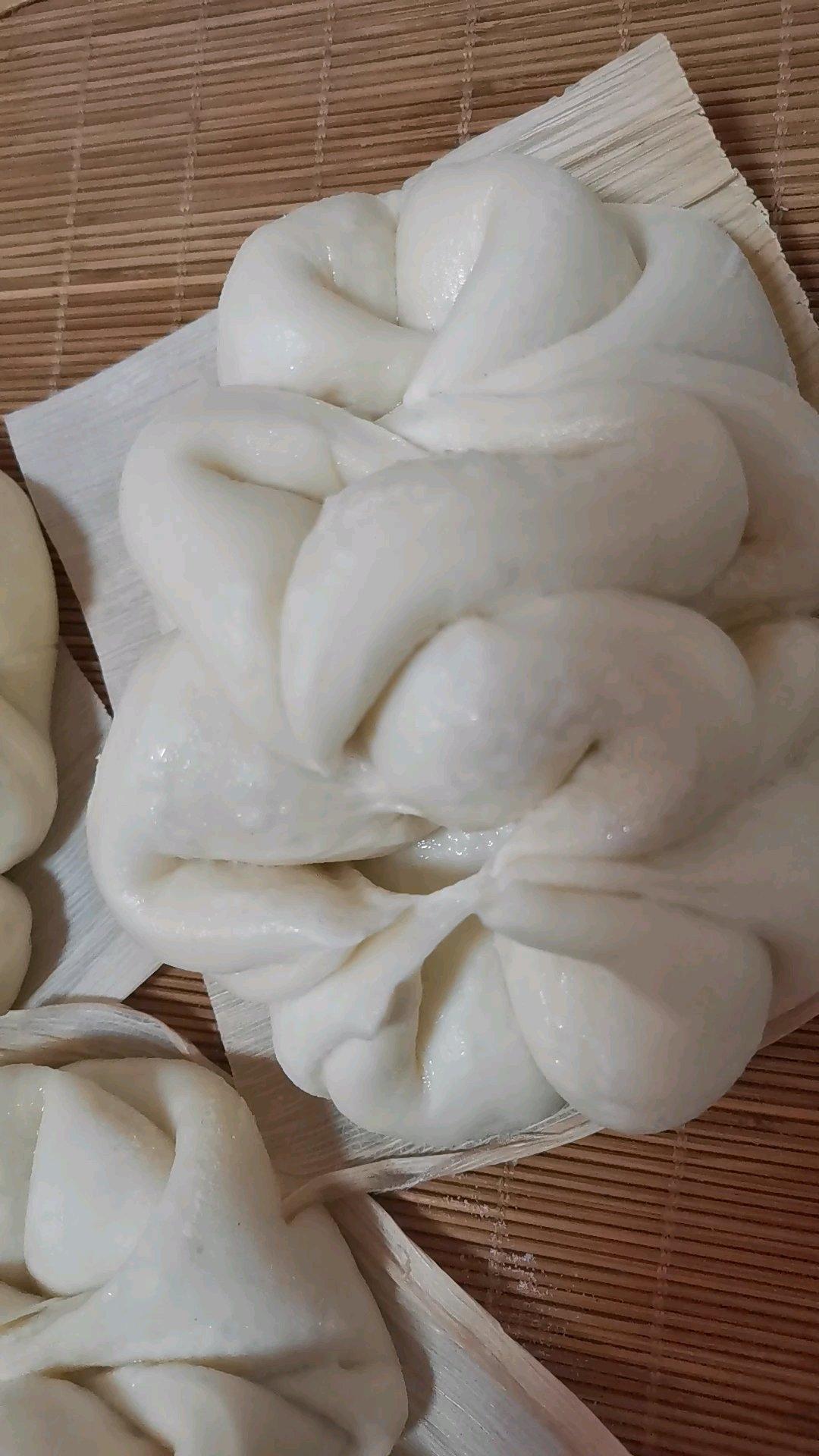 美丽的花卷 造型馒头 一次醒发 快手面食 附细节视频详解