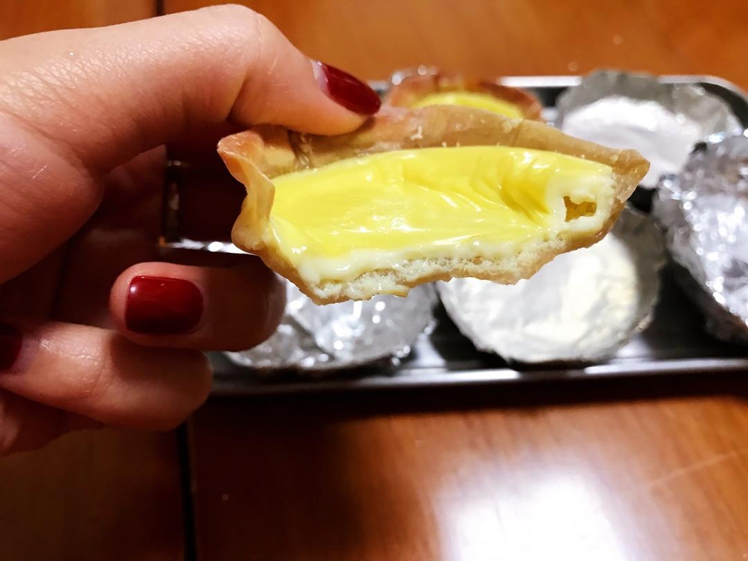饺子皮版蛋挞（小食）内附视频