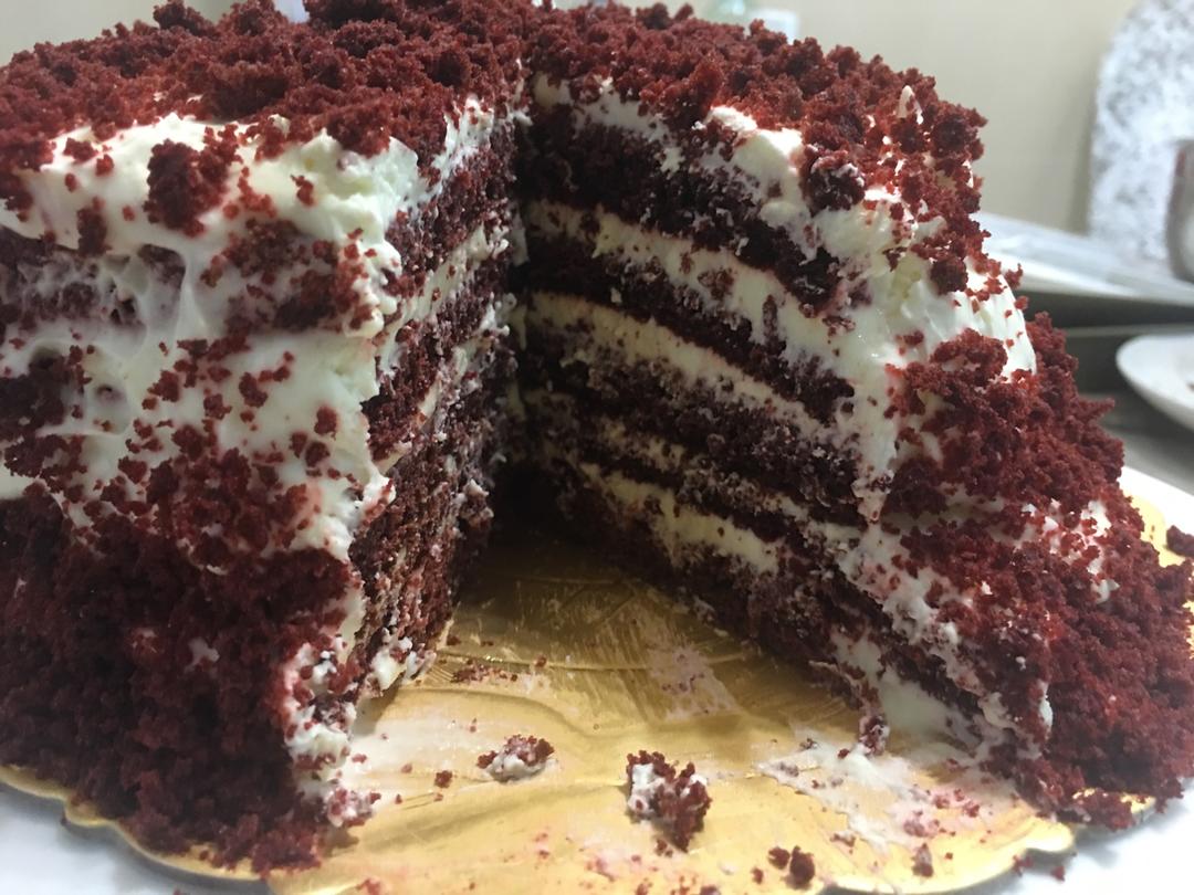 6寸红丝绒蛋糕（美国传统配方）