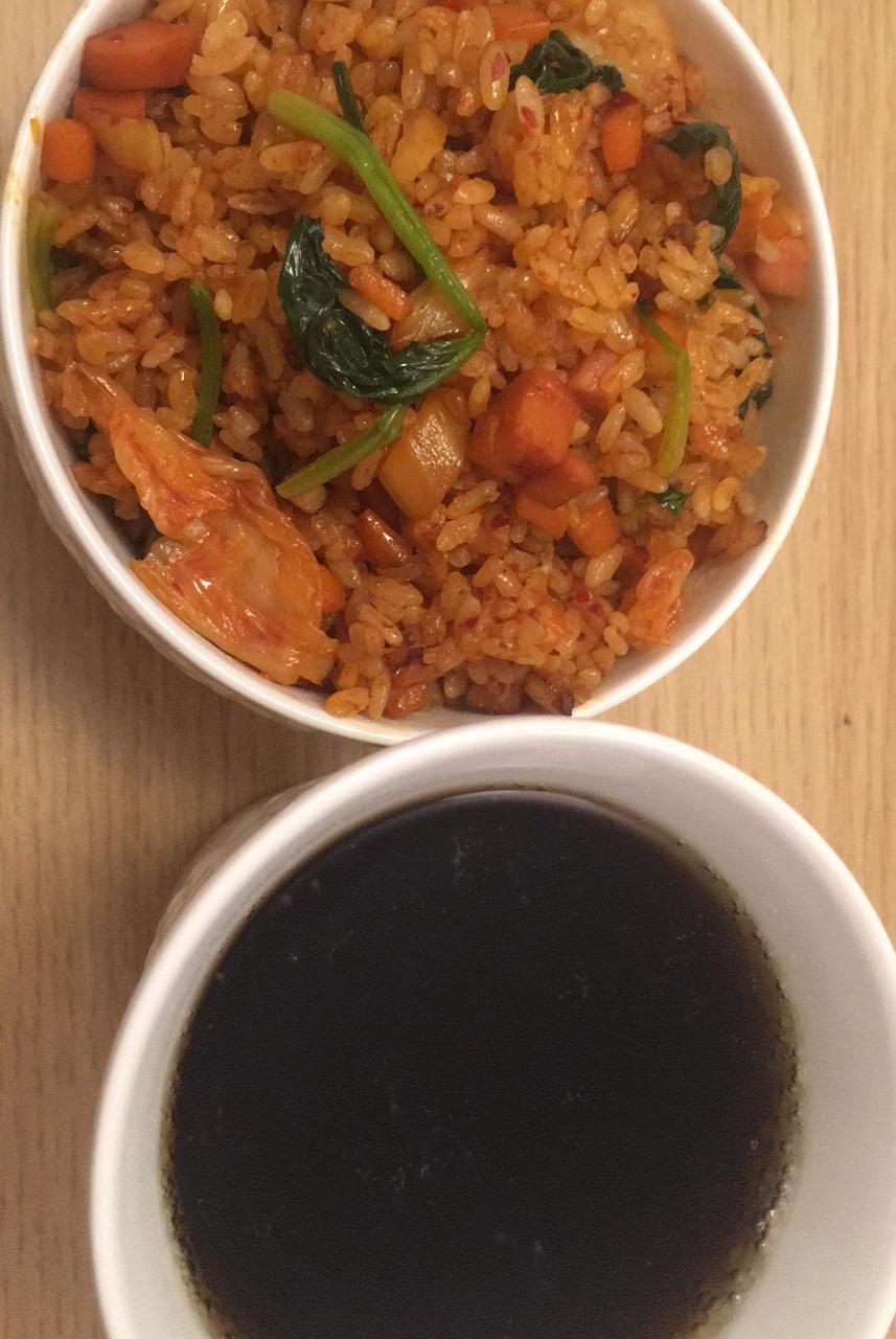 泡菜火腿炒饭——简单淳朴的美味