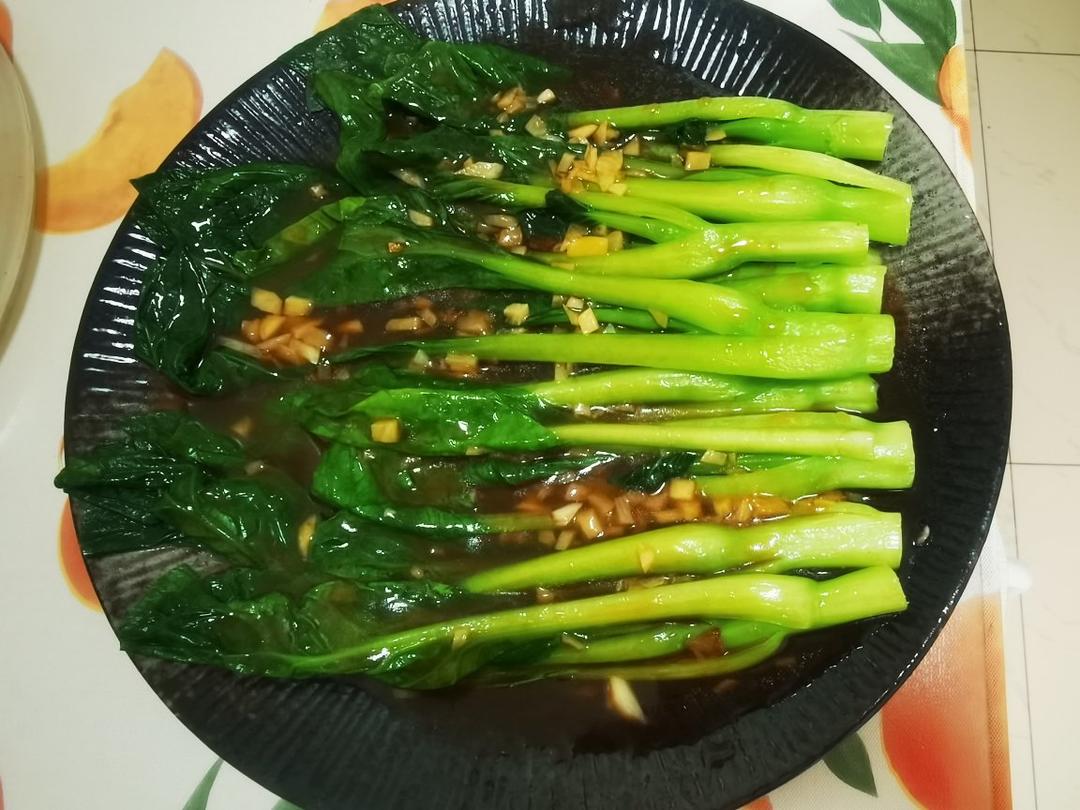🔥比肉好吃的蒜蓉蚝油菜心！好吃不胖系列