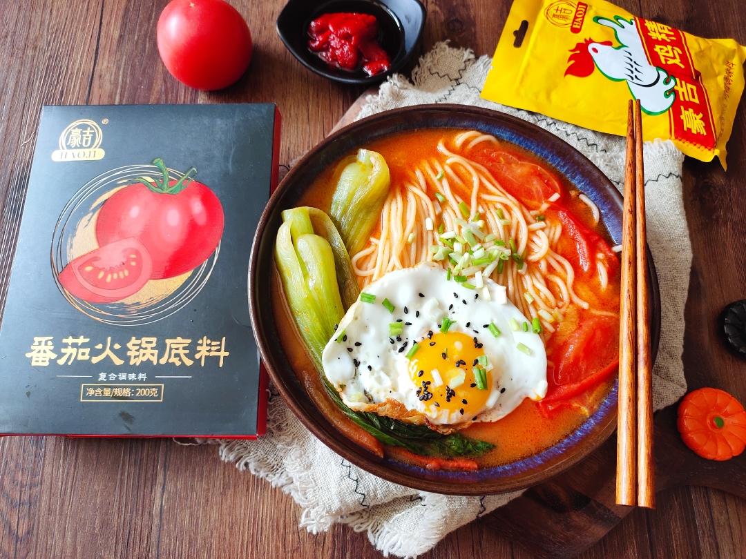 一碗销魂番茄鸡蛋面的做法