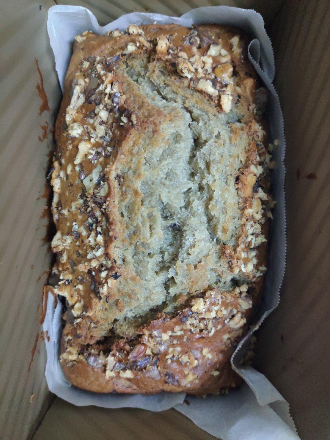 星巴克香蕉核桃蛋糕（Banana loaf）