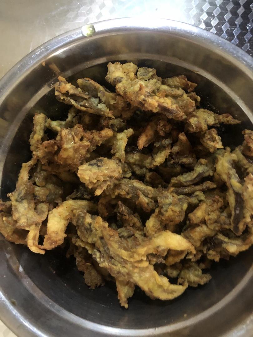 椒盐蘑菇-超好吃的下酒菜