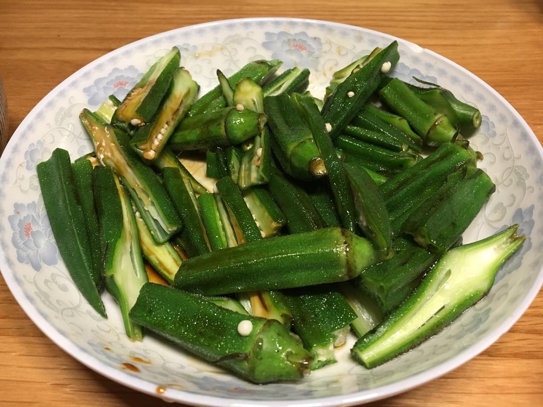 【白灼秋葵】清爽简单