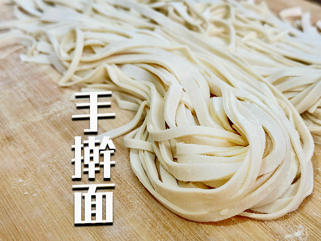 【关中味道】陕西爸爸的手擀面｜从和面到切条，筋道手工面条