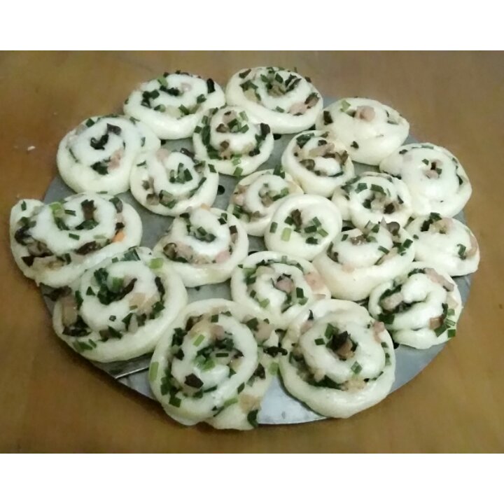 香煎葱花卷饼