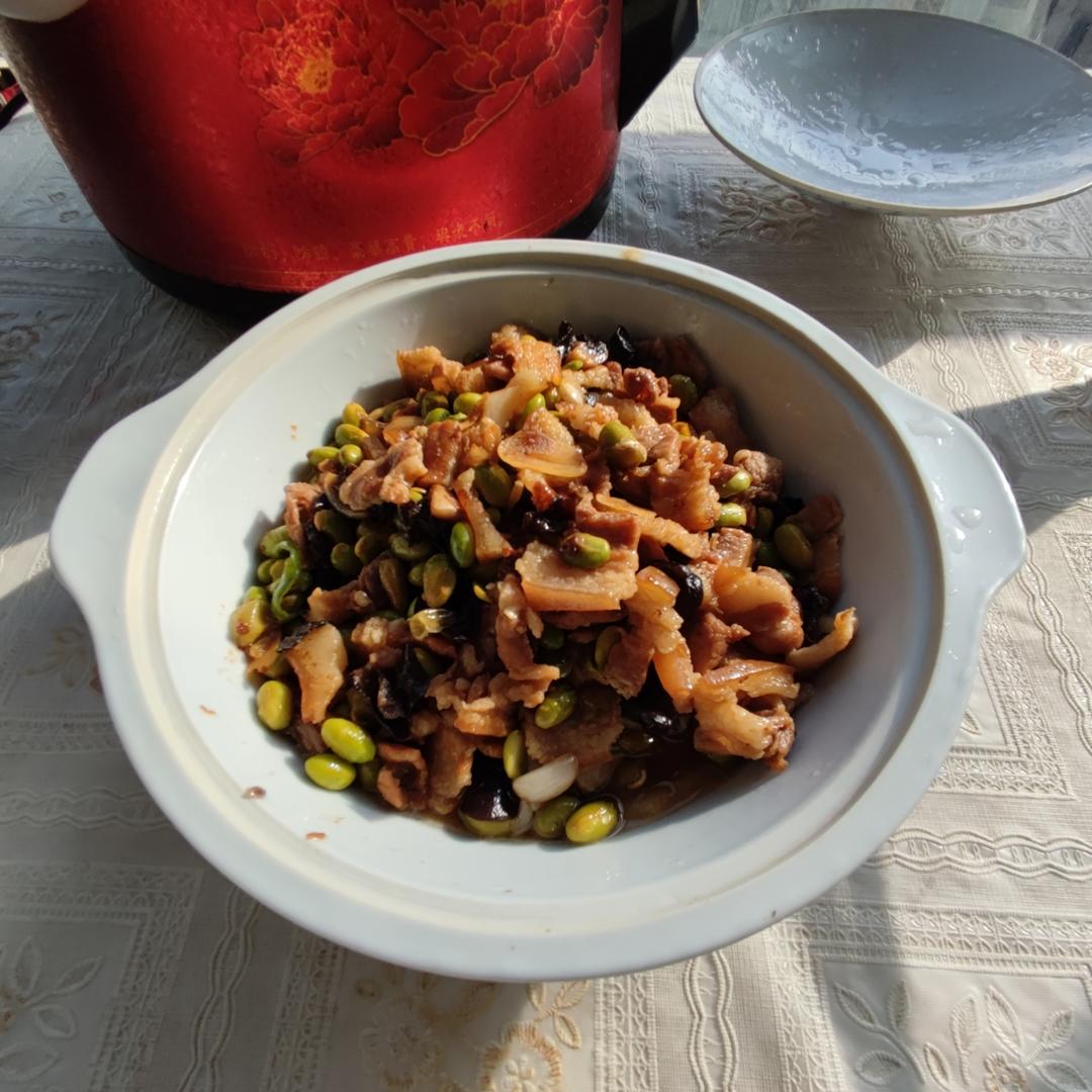 【青豆炒肉】