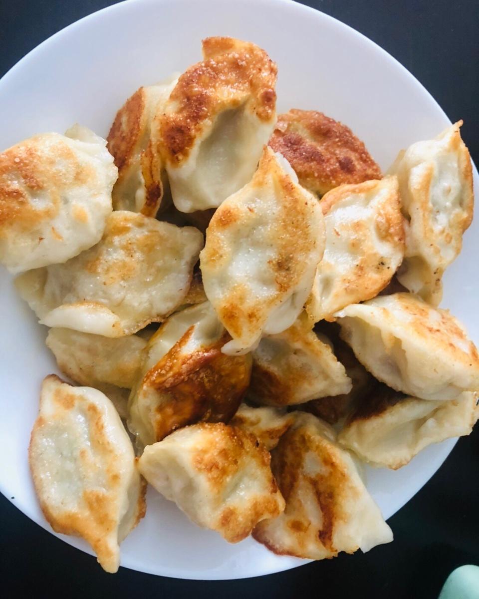 好胆你就来*做的快手煎饺