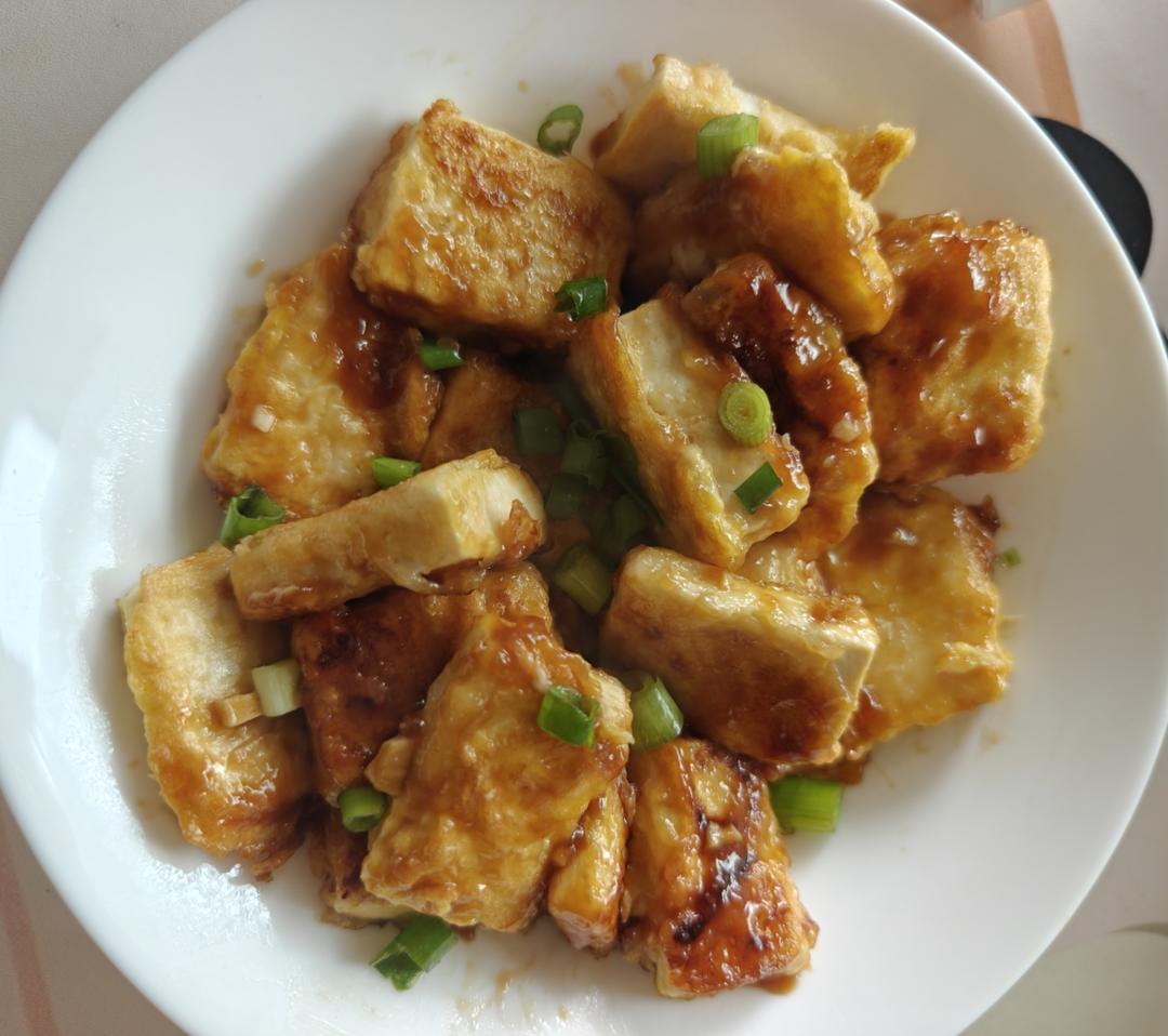 无敌好吃的香煎豆腐