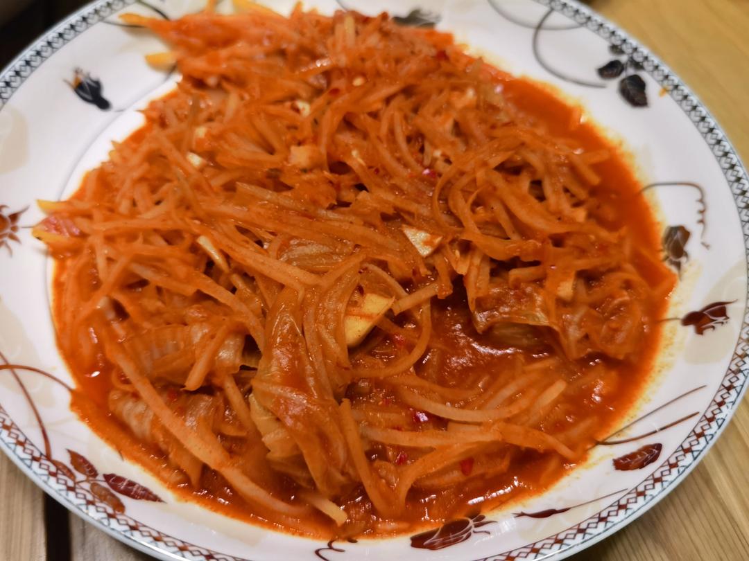 辣白菜土豆片『超级下饭菜』