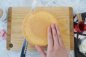 北海道樱花双层芝士蛋糕的做法 步骤7