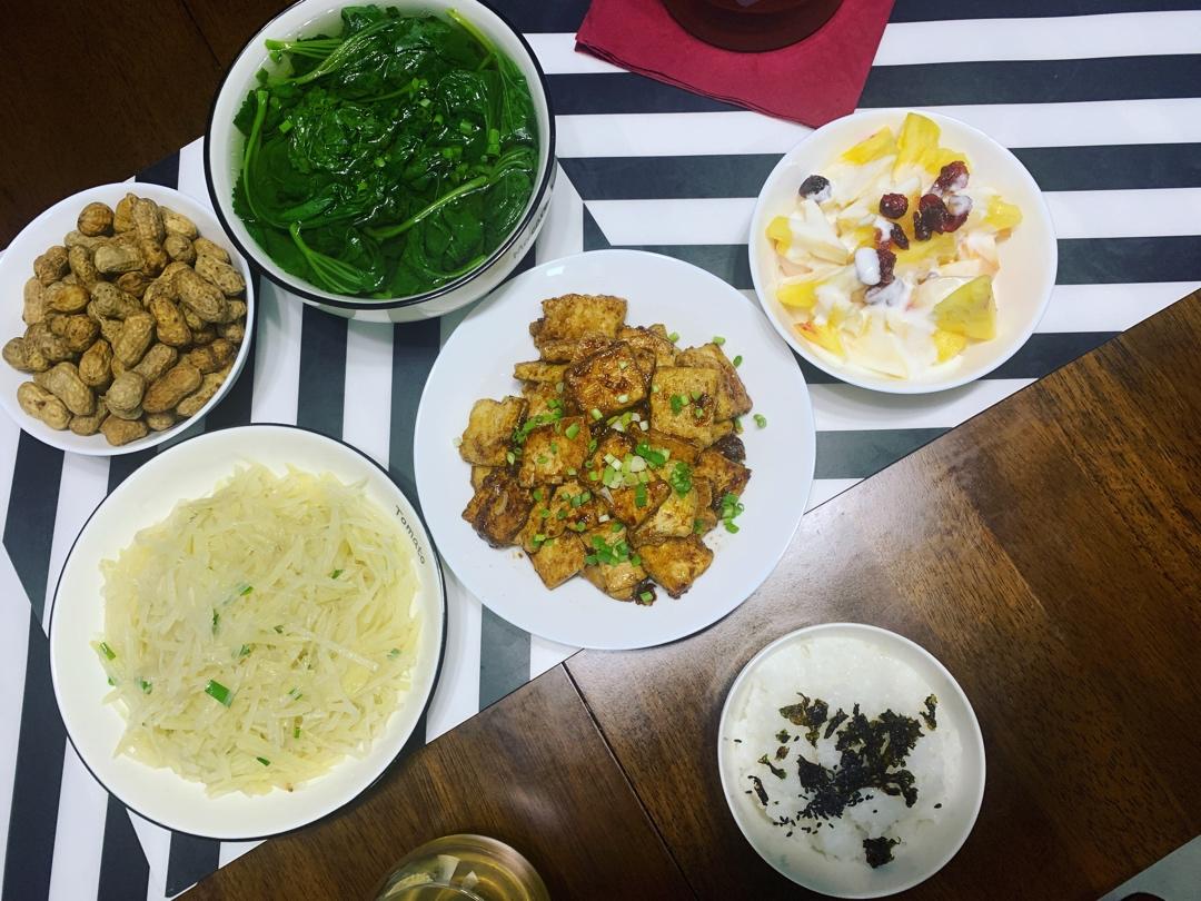 无敌好吃的香煎豆腐