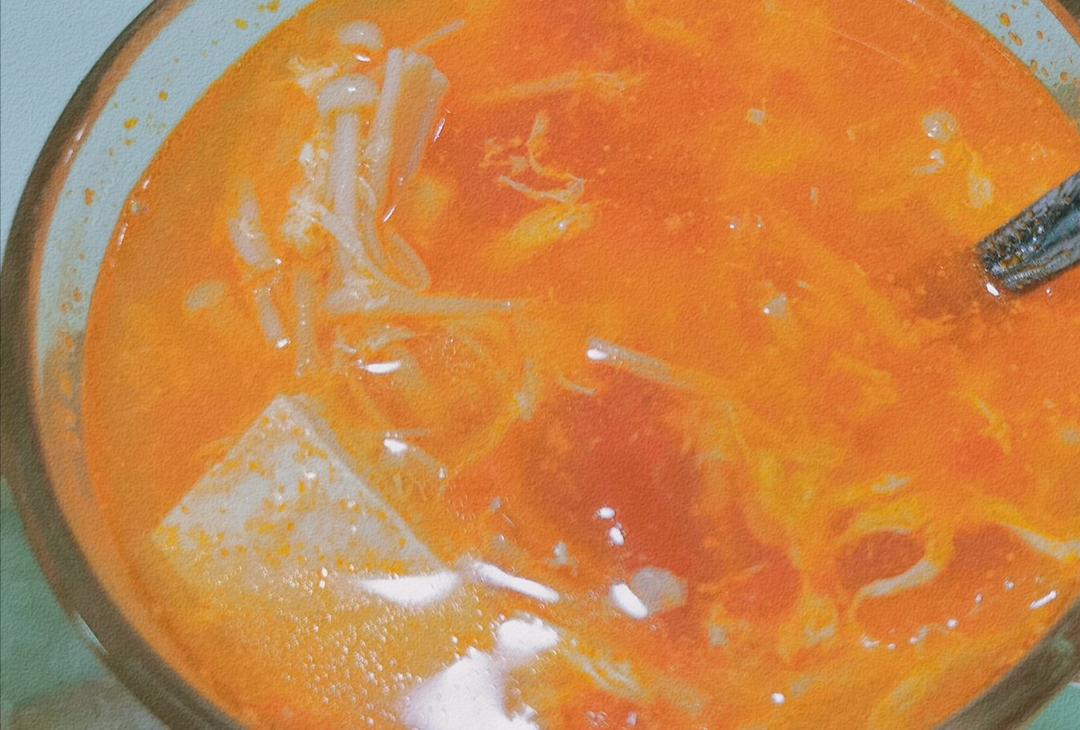 好喝又减脂的番茄菌菇豆腐汤