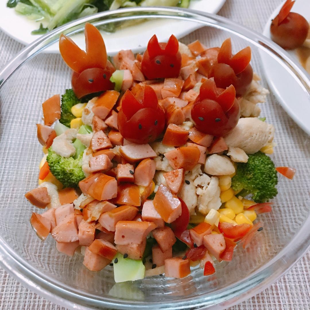 完美🥗沙拉公式—健康低脂—鸡胸肉藜麦沙拉