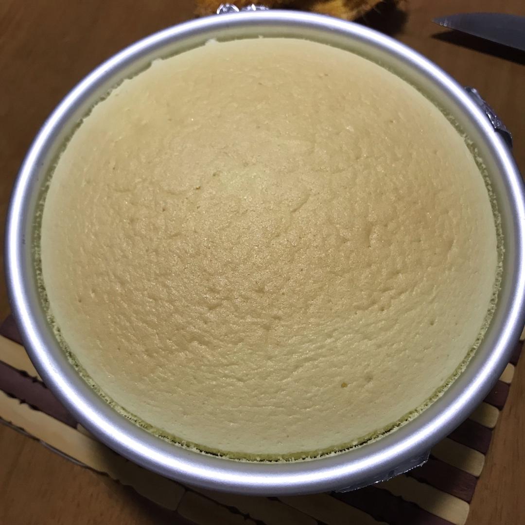 不开裂酸奶戚风蛋糕6寸