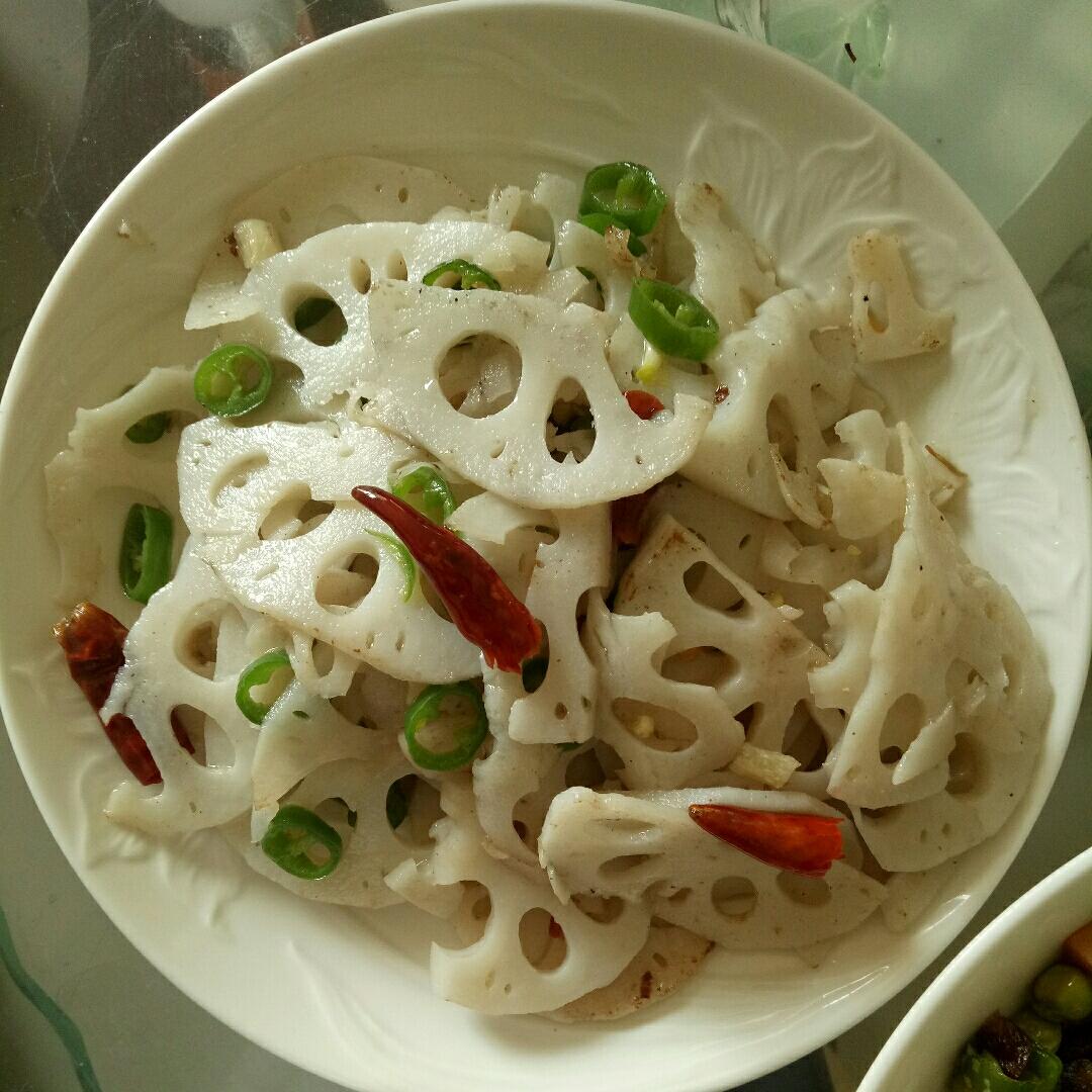 素炒藕片