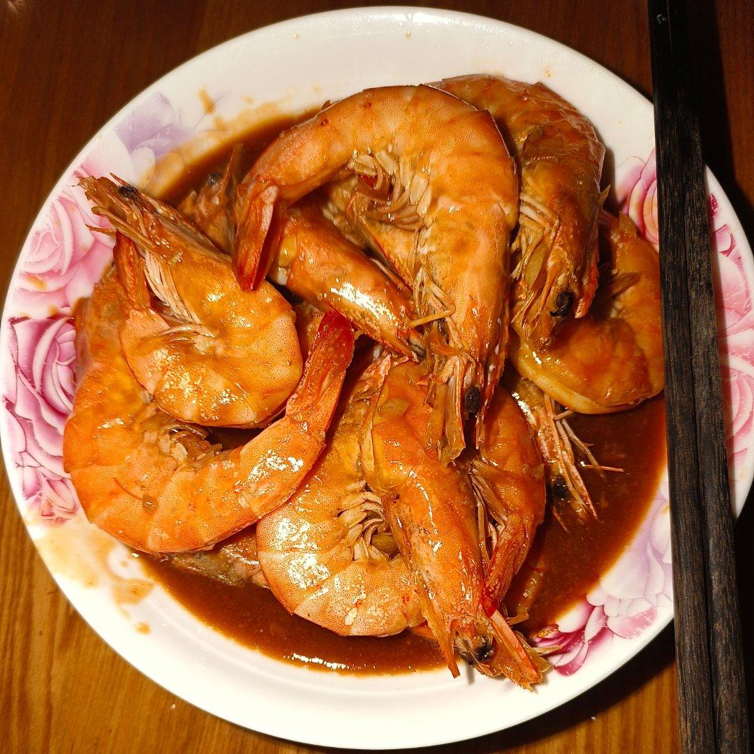 十分钟做好吃的红烧大虾