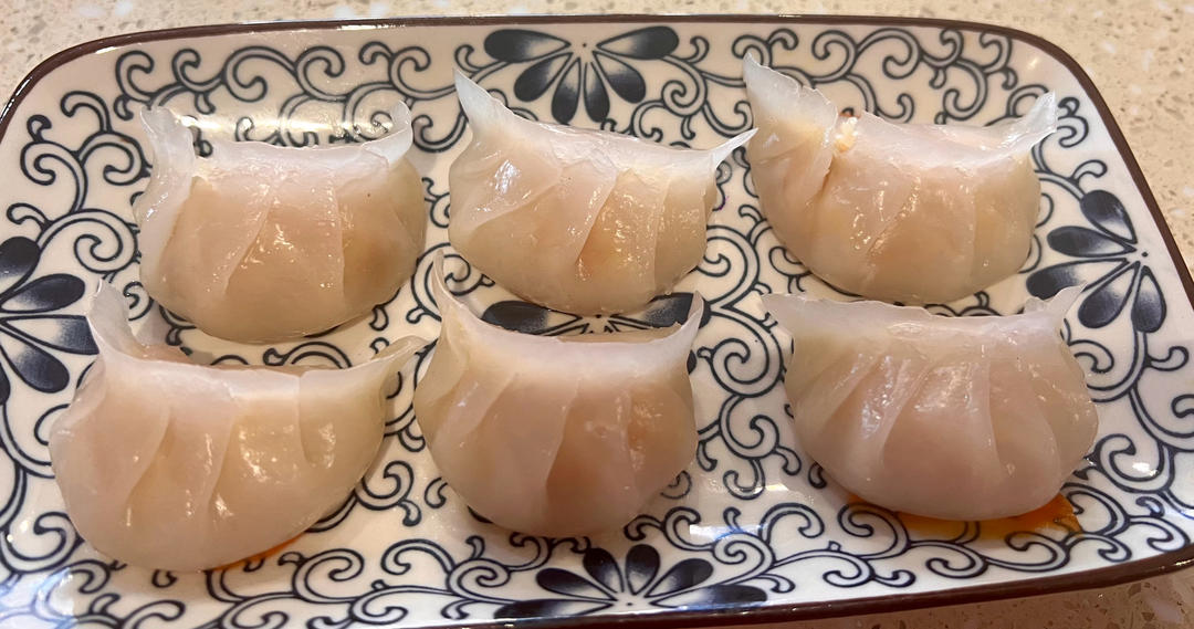 水晶虾饺，老广最爱的一盅两件