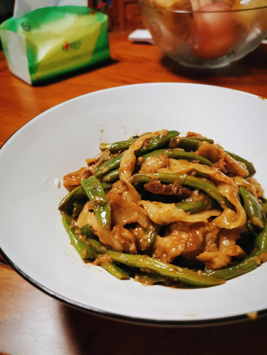 芸豆焖面（附万能的腌肉不老的办法）