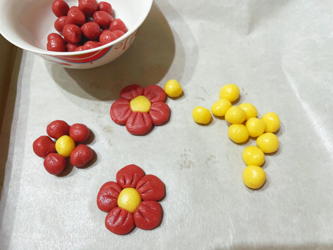 免打发❗️酥掉渣的花朵曲奇🌸送你一朵小红花