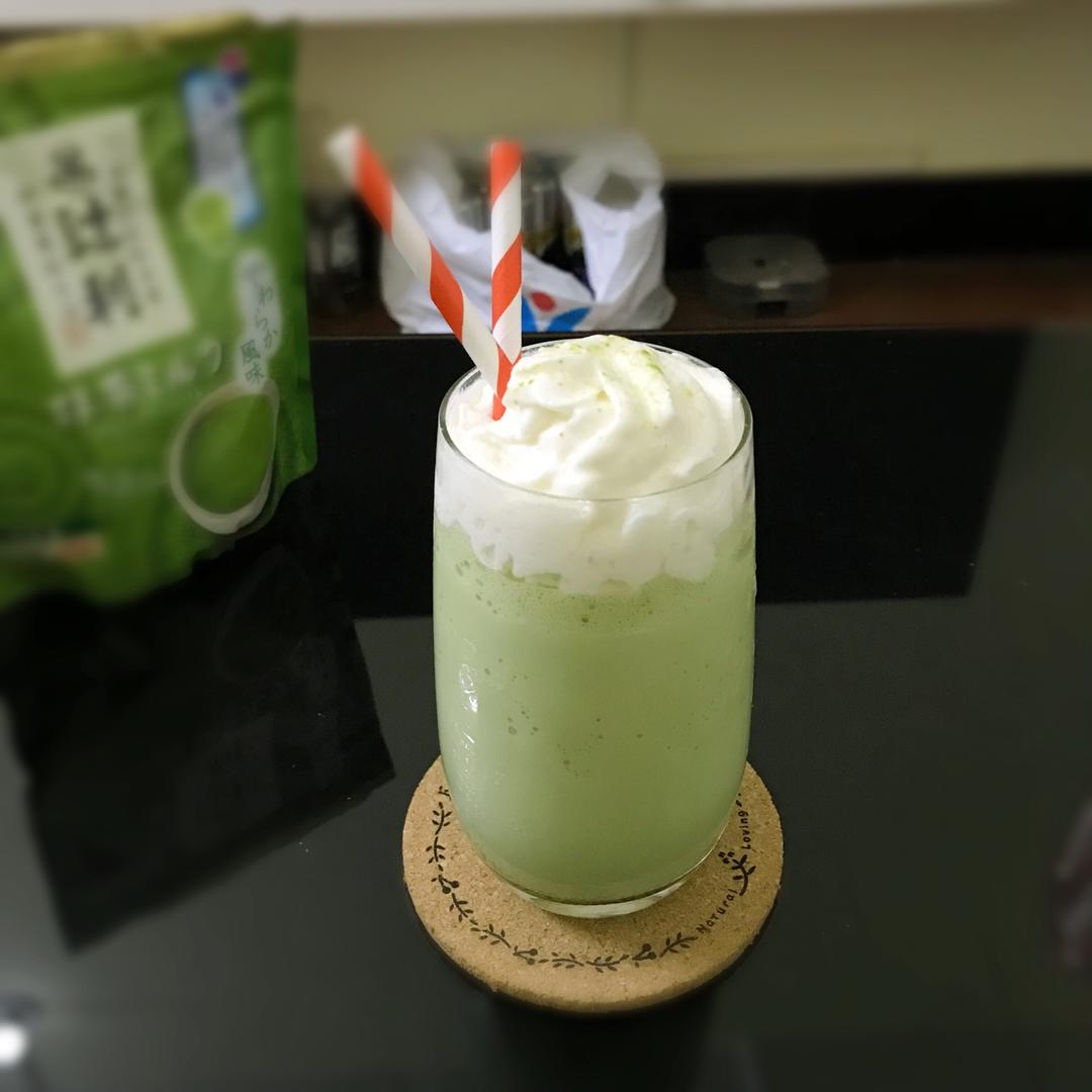 diy星巴克抹茶星乐冰