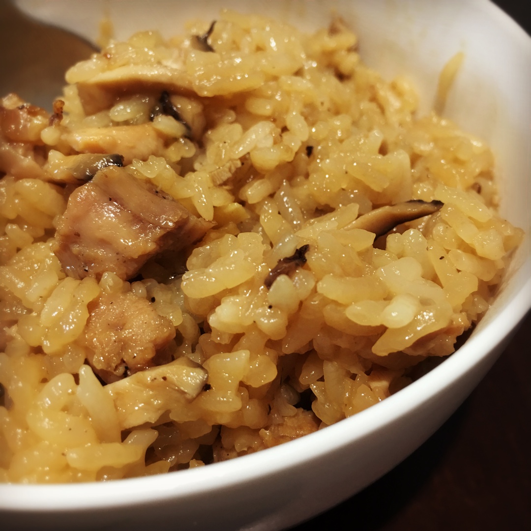 电饭煲之香菇糯米鸡饭
