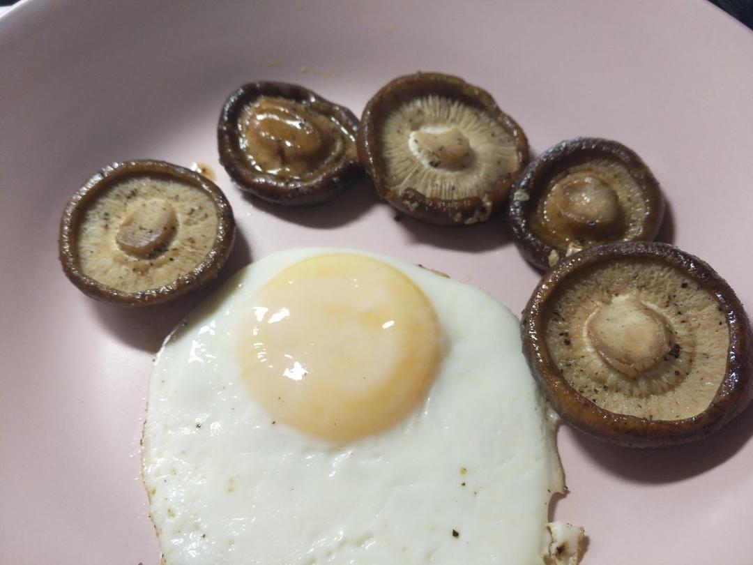 煎香菇
