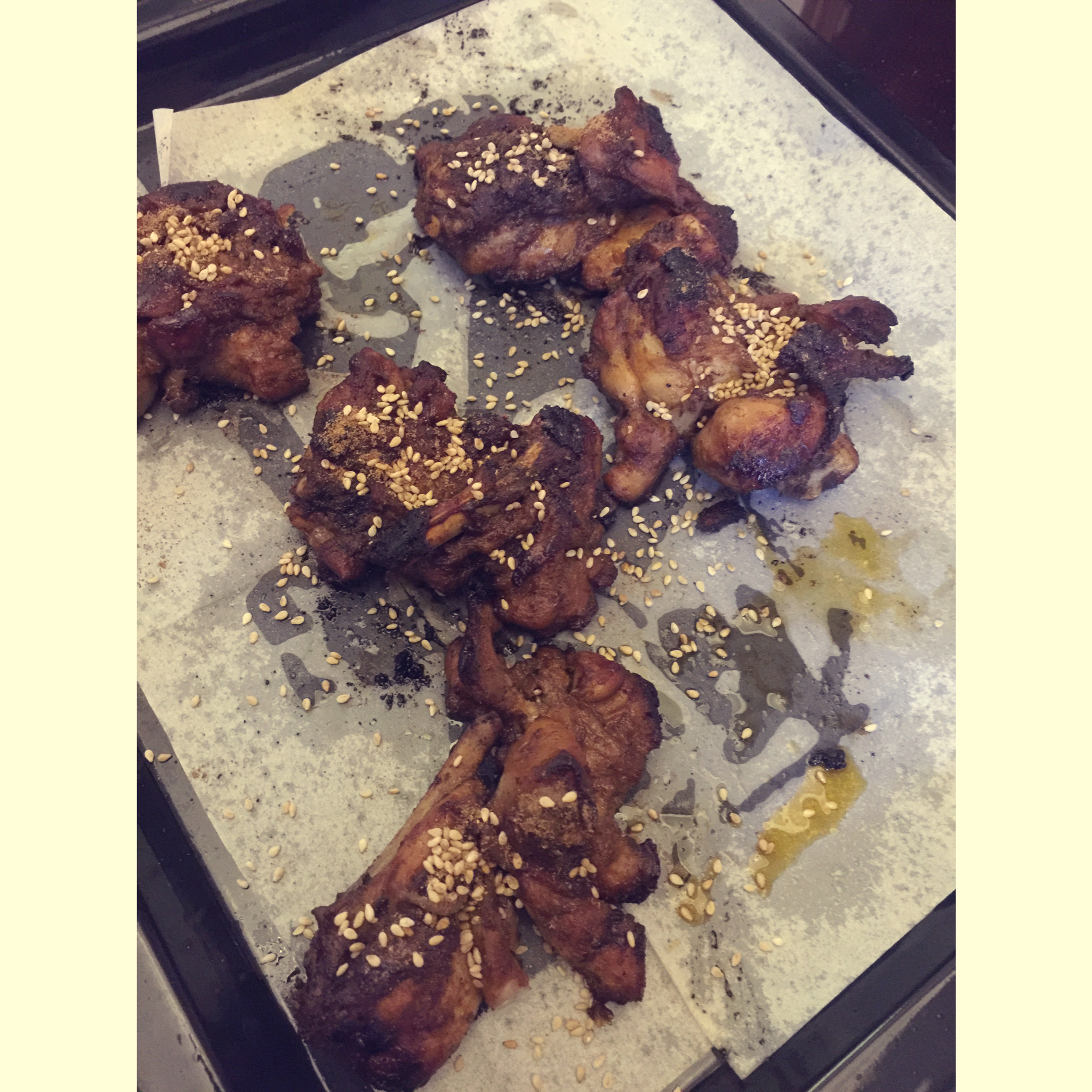 蜜汁酱烤鸡腿