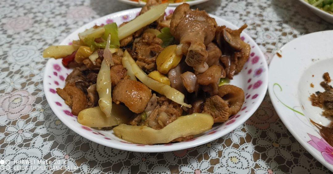 子姜炒鸭