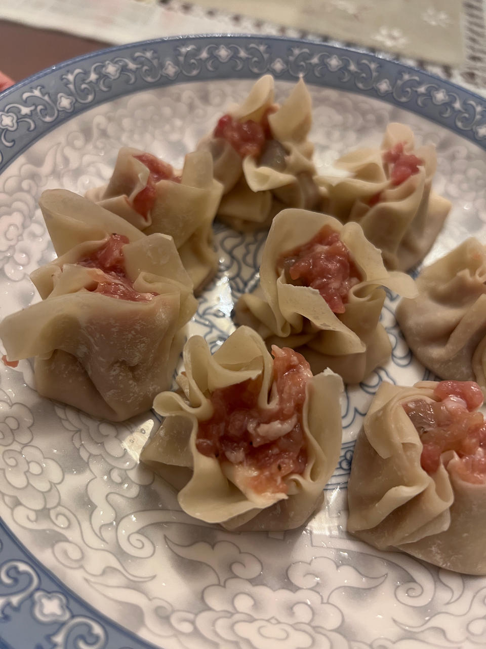 一款非常鲜美的馄饨饺子馅：菌菇三鲜虾仁馅