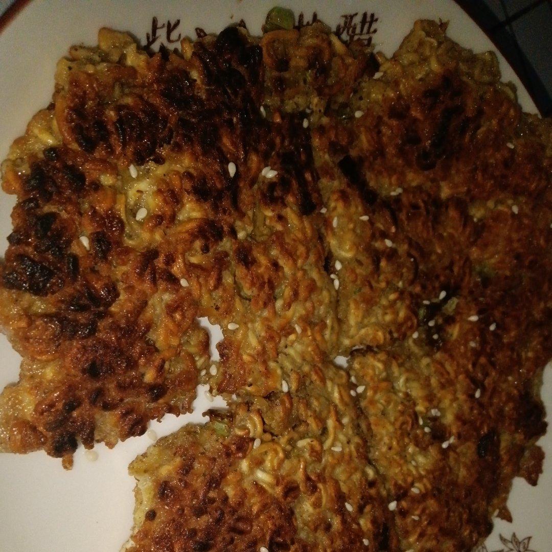 何炅同款煎泡面饼