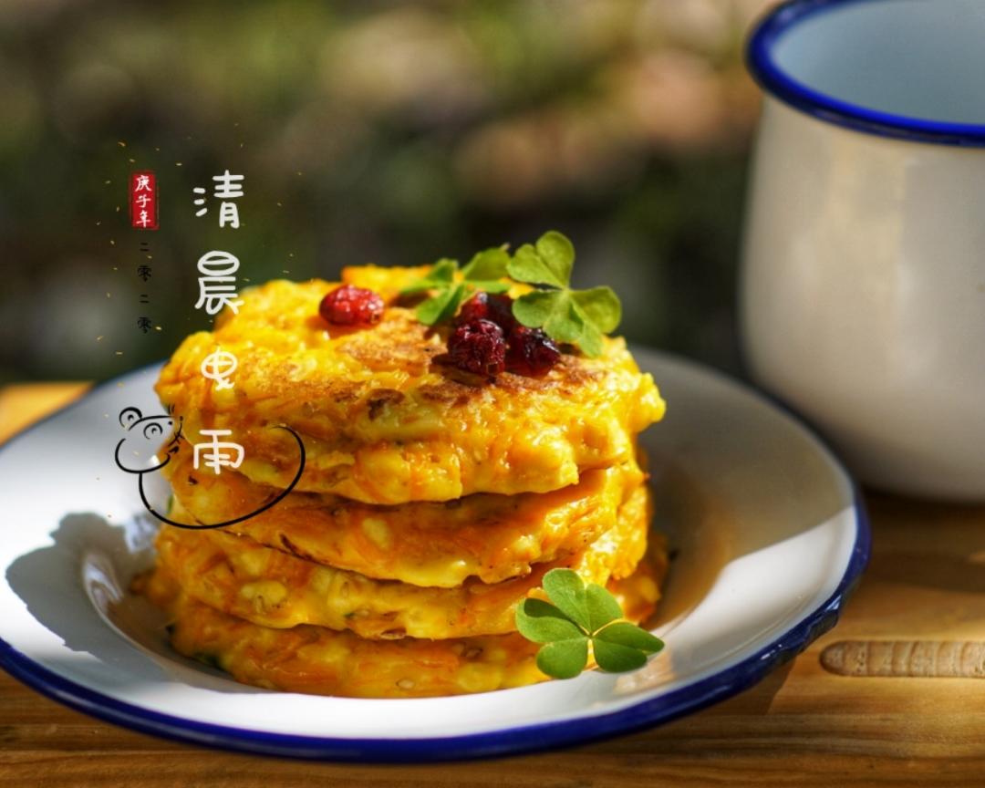 南瓜丝豆腐饼快手早餐的做法