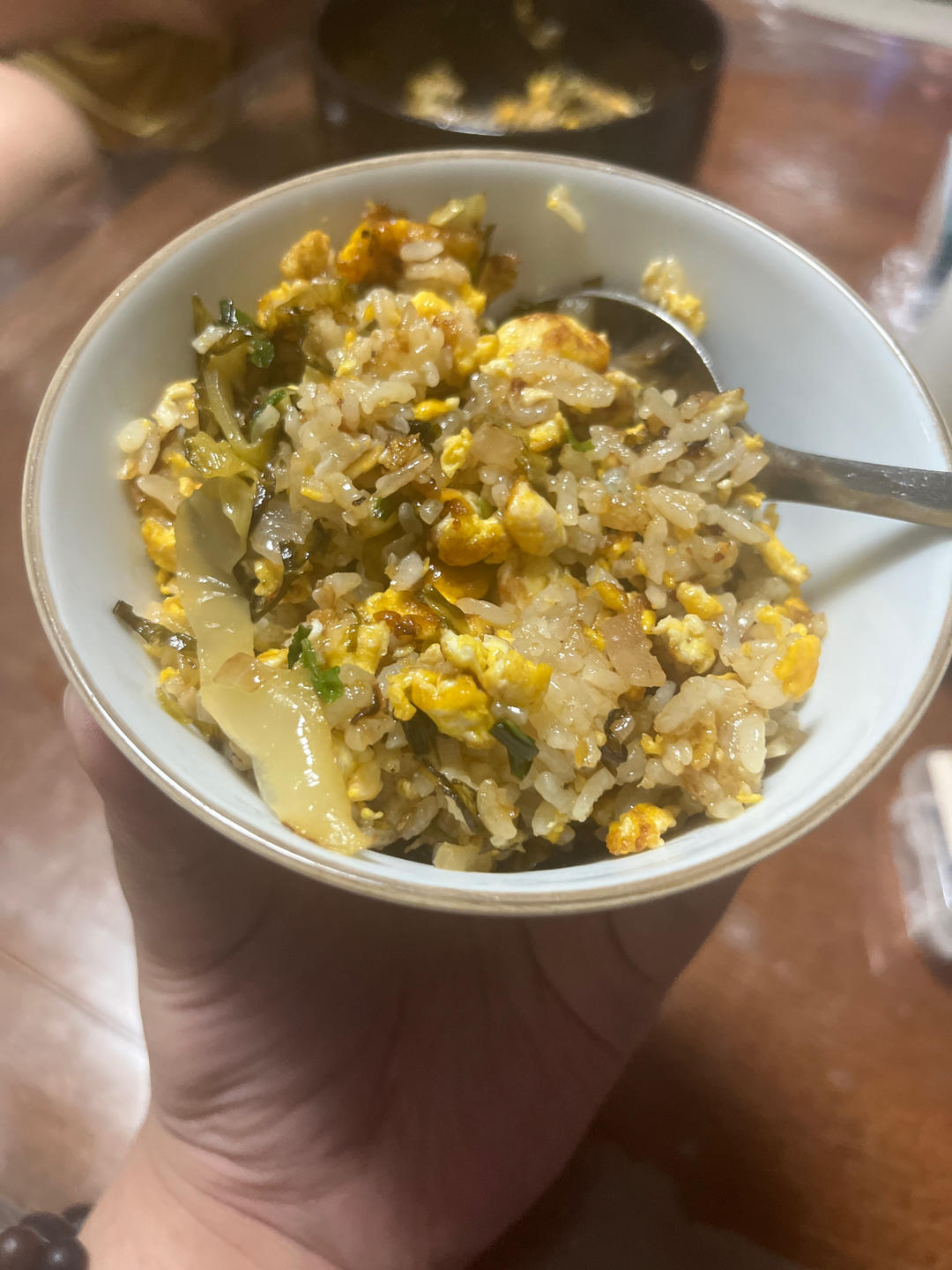 在家也可以炒出锅气的地摊炒饭（潮汕酸菜猪油渣炒饭）拆解地摊炒饭